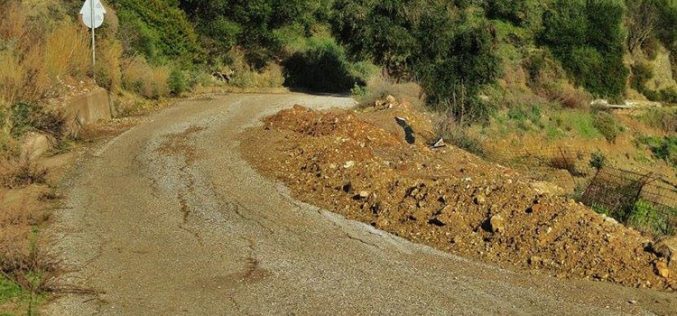 Κατολισθήσεις και καθιζήσεις στην Ηλεία