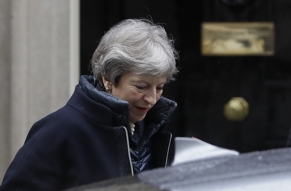 Britain's Prime Minister Theresa May