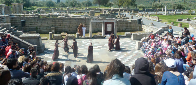 Μαθητές στην Αρχαία Μεσσήνη για Φεστιβάλ Φιλοσοφίας