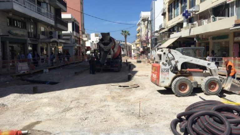 Προχωρούν τα έργα στο κέντρο
