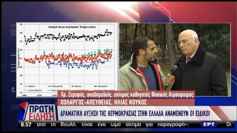 Δραματική αύξηση της θερμοκρασίας στην Ελλάδα αναμένουν οι ειδικοί (video)