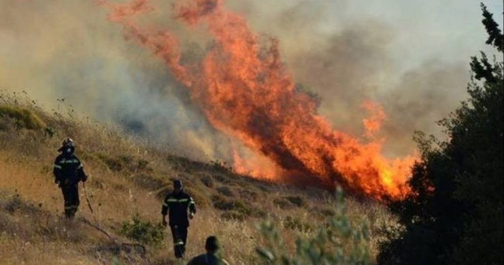 Γρεβενά: Υπό έλεγχο η φωτιά στη Σμίξη