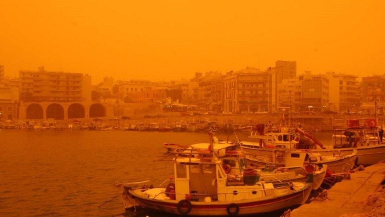 Προβλήματα σε πολίτες από την σκόνη στην Κρήτη