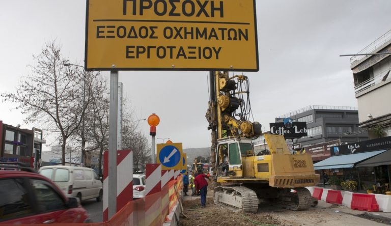 Ξεκίνησε το μεγάλο αντιπλημμυρικό έργο της Λεωφόρου Αθηνών