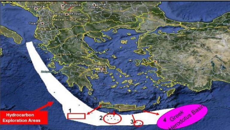 Ενδιαφέρον για υδρογονάνθρακες νότια της Κρήτης