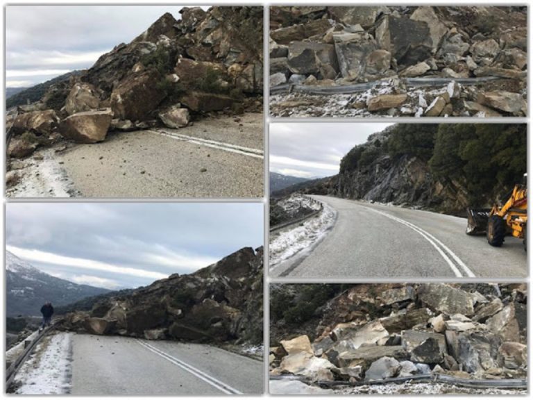 Κατολίσθηση της καταστροφής στο Βοτονόσι