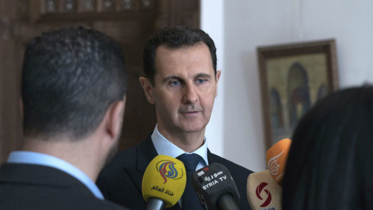 Ικανοποίηση Άσαντ για την αντιμετώπιση της επίθεσης στη Συρία-«Ήταν εχθρική πράξη»