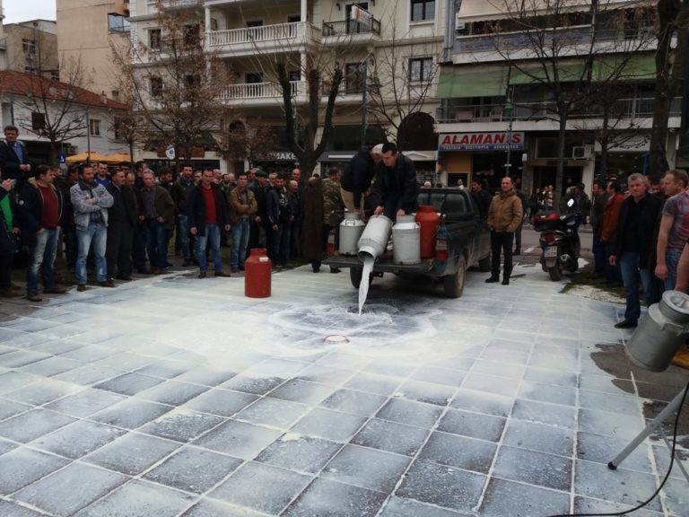 Διαμαρτυρία κτηνοτρόφων στον Πύργο