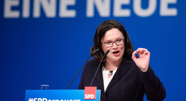 Γερμανία: Η Αντρέα Νάλες, νέα πρόεδρος του SPD
