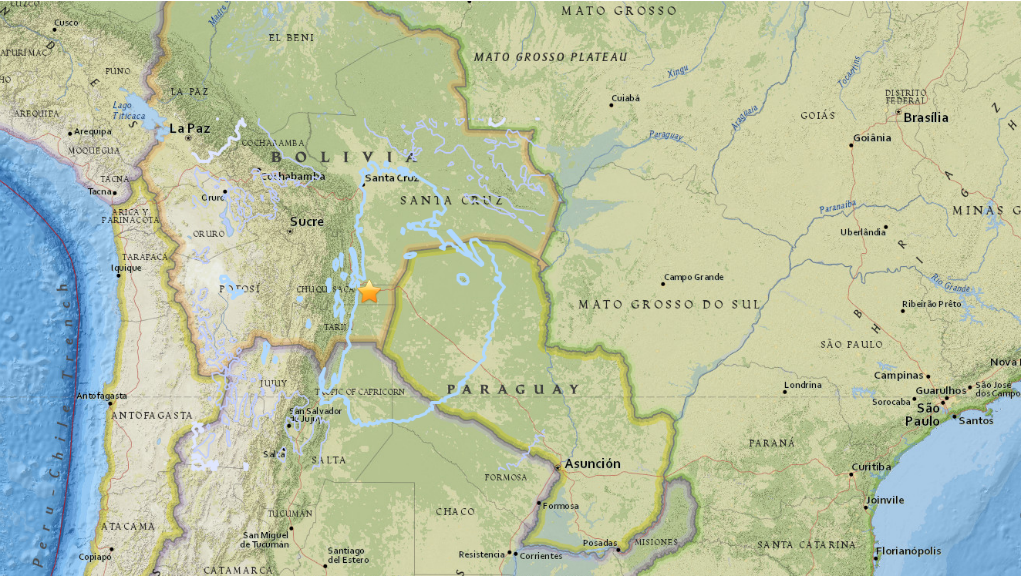 Ισχυρή σεισμική δόνηση 6,6 βαθμών Ρίχτερ στη Βολιβία