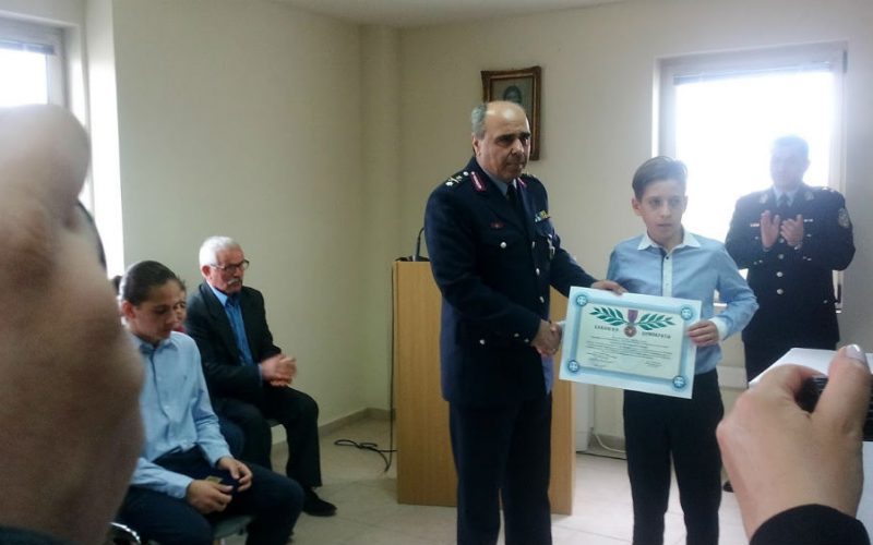 Τίμησαν τον Βασίλη Μαρτζάκλη για την αυτοθυσία του