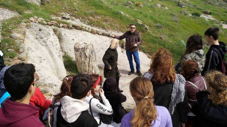 Μαθητικός τουρισμός με επίκεντρο το Απολιθωμένο Δάσος