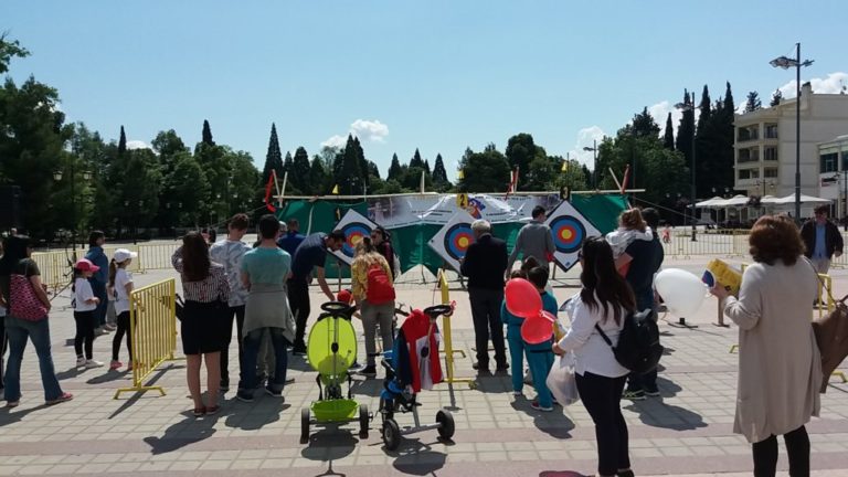 Τοξοβολία στην πλατεία Άρεως της Τρίπολης