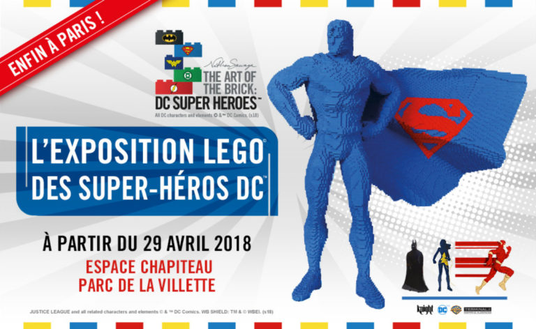 Οι σούπερ ήρωες της DC Comics από Lego αναβιώνουν σε μια έκθεση στο Παρίσι