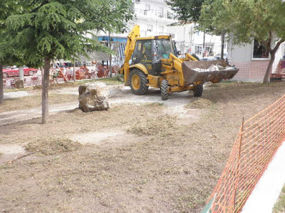 Σιδηρόκαστρο: Ξεκίνησε η ανάπλαση του κεντρικού πάρκου