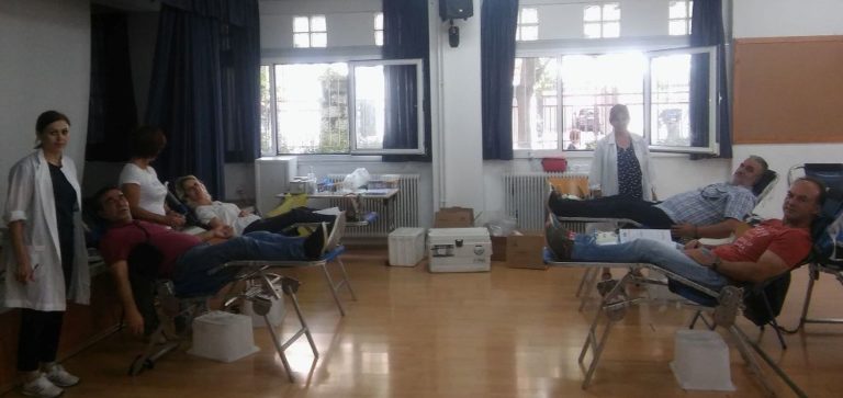 Αιμοδοσία του Συλλόγου Εκπαιδευτικών Π.Ε. Λάρισας