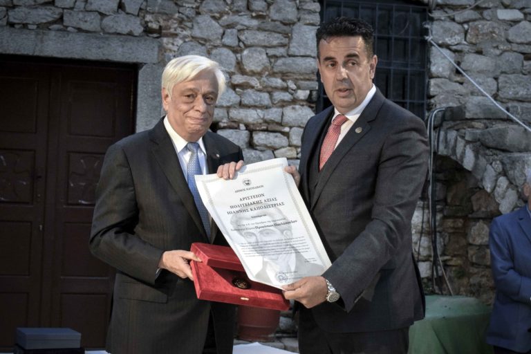 Nαύπλιο:  στον Πρόεδρο της Δημοκρατίας το Αριστείο ΄΄Ιωάννης Καποδίστριας΄΄