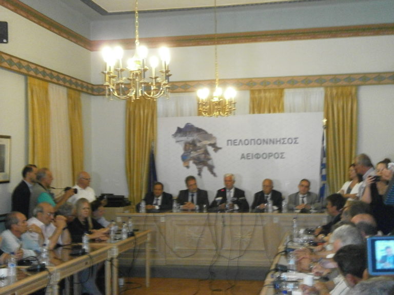 Η ΕΡΤ Τρίπολης στην υπογραφή του ΣΔΙΤ Πελοποννήσου
