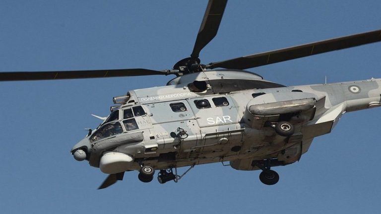 Με Super Puma η μεταφορά της σορού του 42χρονου ορειβάτη