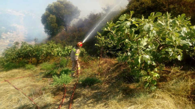 Χανιά:  Πυρκαγιά στο Βαρύπετρο