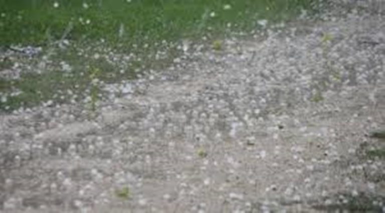 Γρεβενά: Χαλάζι και βροχή