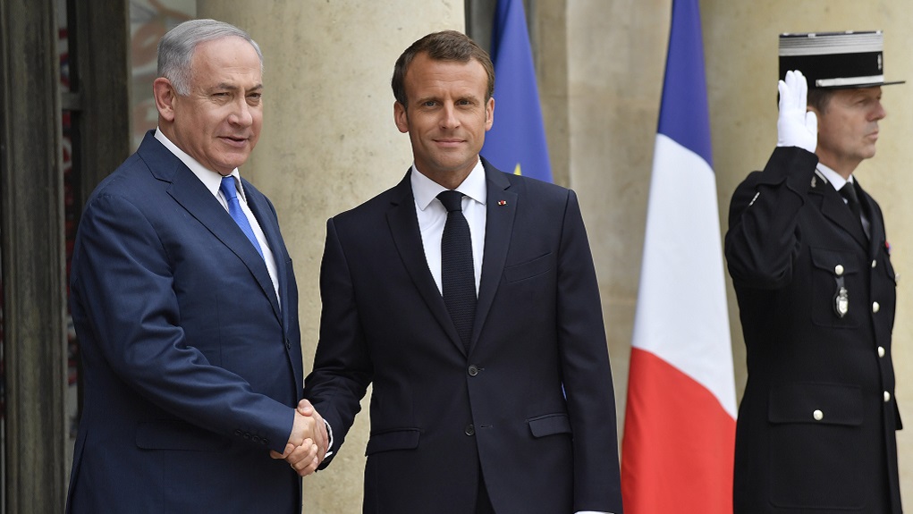 Israeli Prime Minister Netanyahu in Paris