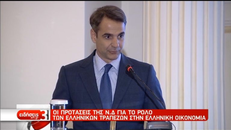 Οι προτάσεις της ΝΔ για το ρόλο των ελληνικών τραπεζών στην οικονομία (video)