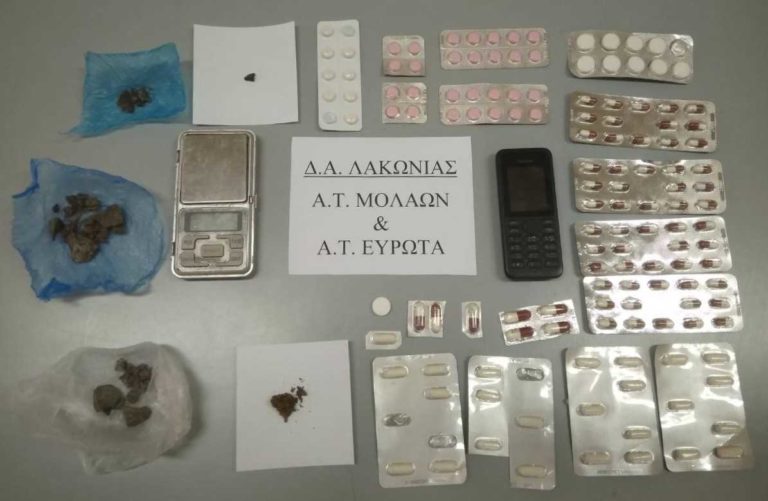 Συλλήψεις για ναρκωτικά στη Λακωνία