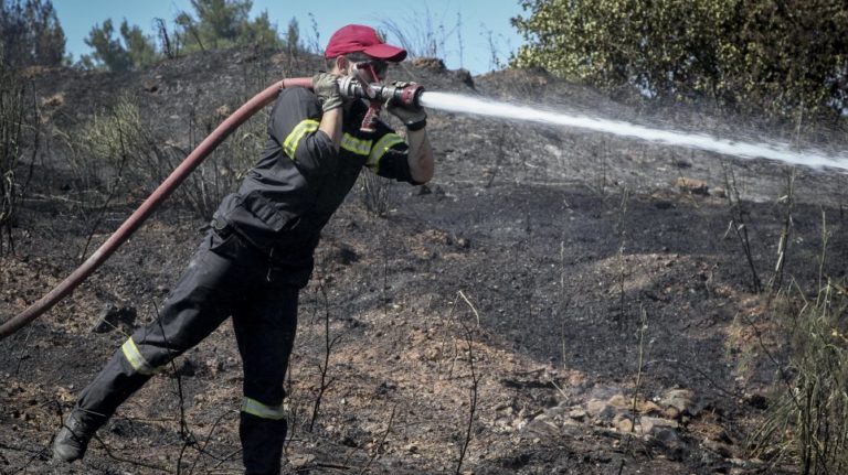 Υπό μερικό έλεγχο η φωτιά στον Πρινιά Ηρακλείου  