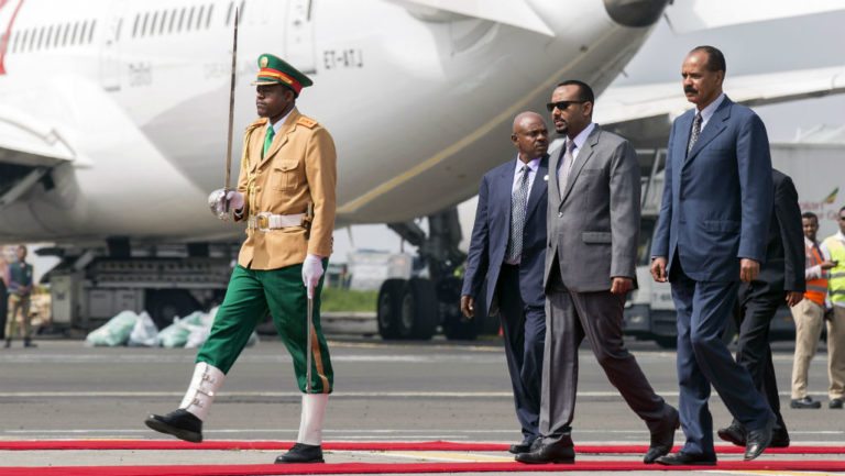 Ιστορική επίσκεψη του προέδρου της Ερυθραίας στην Αιθιοπία μετά από 20 χρόνια