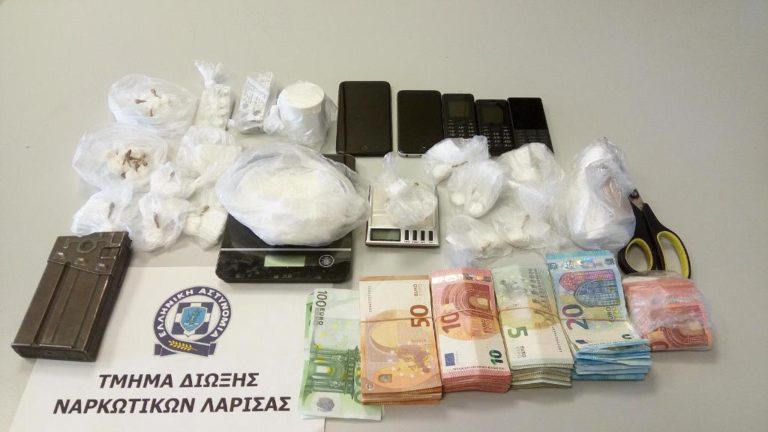 Συνελήφθησαν δυο Λαρισαίοι με 100 γρ. κοκαΐνης