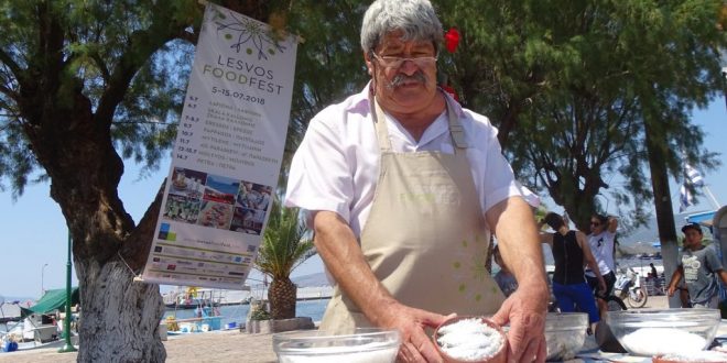 2η μέρα του Lesvos Food Fest με σαρδέλα Καλλονής