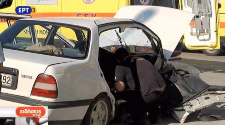 Σοβαρό τροχαίο με τρεις τραυματίες στη Θεσσαλονίκη (video)