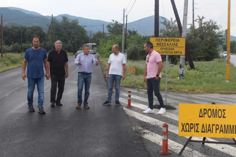 Έργα στην Τσαριτσάνη από την Περιφέρεια Θεσσαλίας