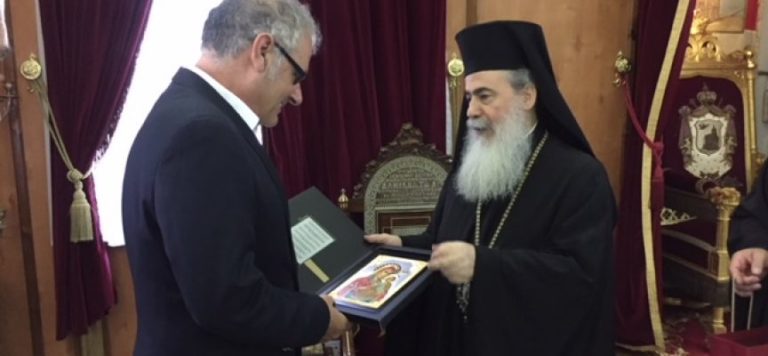 Συνάντηση με τον Πατριάρχη Ιεροσολύμων -Ολοκλήρωση της επίσκεψης εργασίας του Βουλευτή Σάμου κ. Δ. Σεβαστάκη στο Ισραήλ
