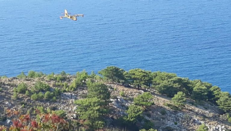 Υπο έλεγχο το μέτωπο της φωτιάς στη Βόρεια Χίο