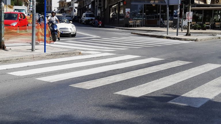 Έφτιαξαν τις διαγραμμίσεις στο Ηράκλειο