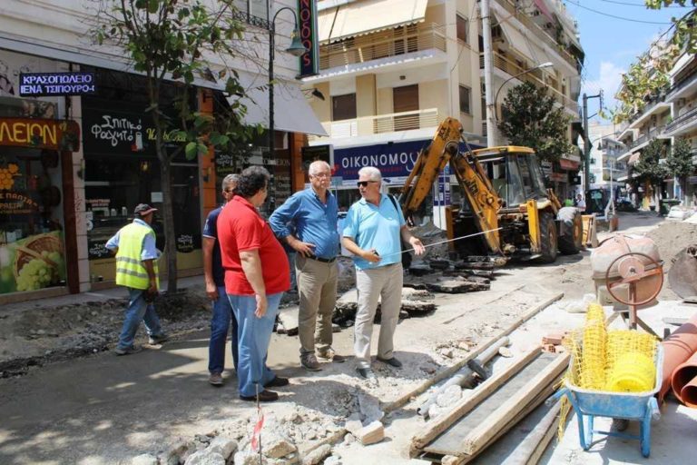 Στα έργα της Μ. Αλεξάνδρου και της Μανδηλαρά ο δήμαρχος Λαρισαίων