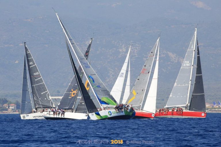 Τα σκάφη ANATELOYSA AFODITI και DRAGON νικητές στην Aegean Regatta