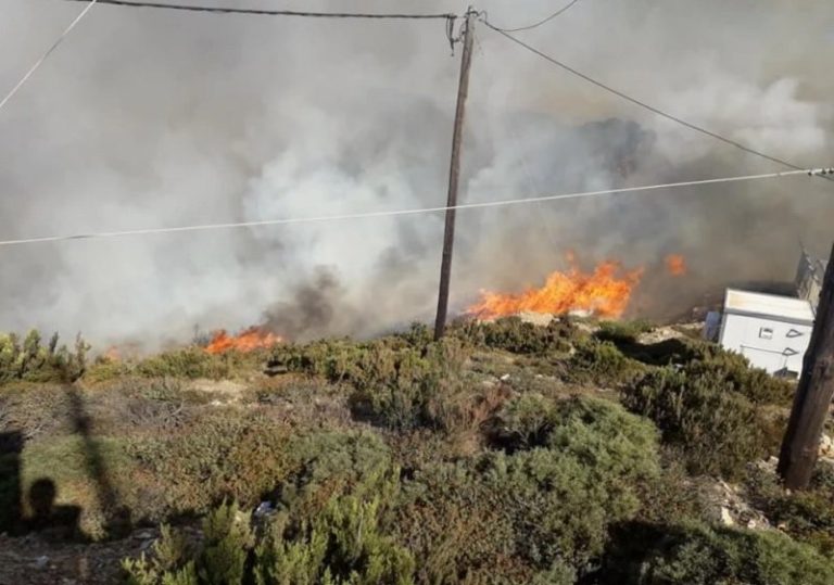 Ρέθυμνο: Πολύωρη μάχη με τις φλόγες στον Μαρουλά