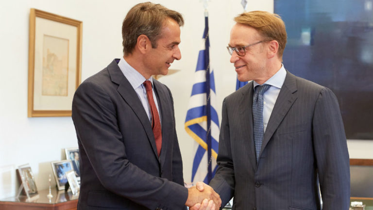Συνάντηση Κυρ. Μητσοτάκη με τον Γ. Βάιντμαν