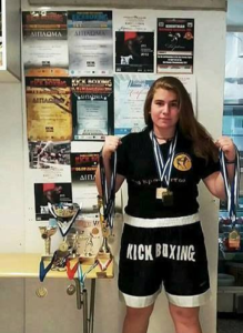 Αίγιο: Παγκόσμια πρωταθλήτρια στο Kick Boxing η Γ. Καραφλού