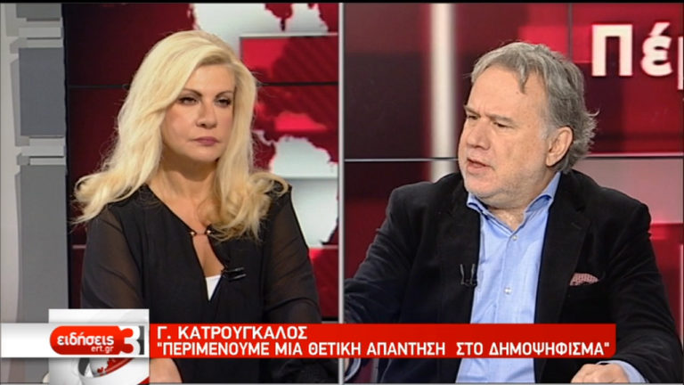 Γ.Κατρούγκαλος: “Περιμένουμε μια θετική απάντηση στο δημοψήφισμα” (video)