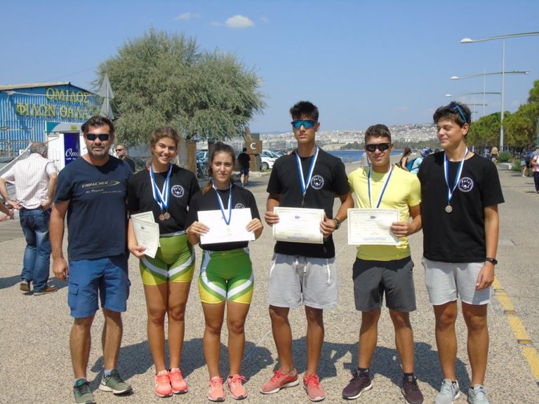 Καρέ μεταλλίων για τους κωπηλάτες του Κερκινίτη