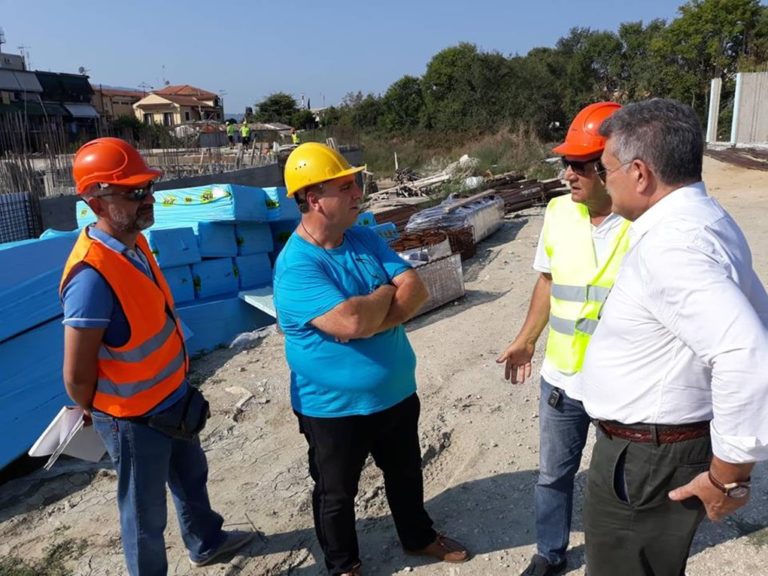 Κέρκυρα: Επίσκεψη δημάρχου στα υπο κατασκευήν σχολεία