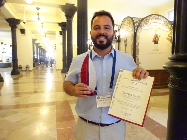 Λακωνία: Eυρωπαϊκό βραβείο μετεωρολογίας στον Γ. Βάρλα