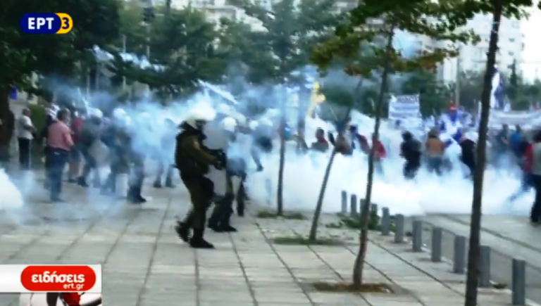 Eκτεταμένα επεισόδια στη Θεσσαλονίκη (video)
