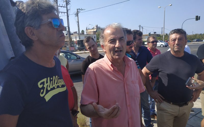 Διαμαρτυρία αγροτών στον Πύργο