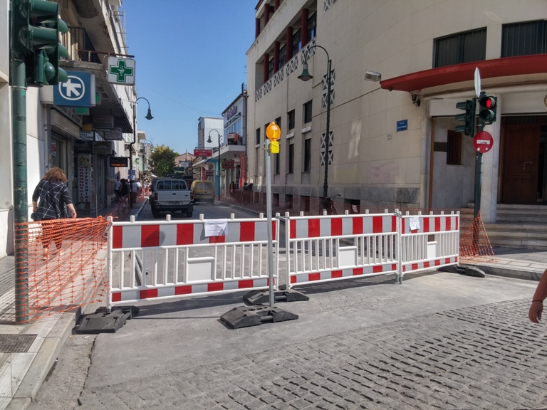 Κλειστή αύριο η διάβαση πεζών στη συμβολή Μεγ. Αλεξάνδρου και Πατρόκλου