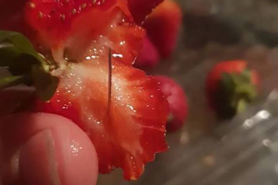 Συναγερμός στην Αυστραλία: Φράουλες με βελόνες στα ράφια των σούπερ μάρκετ (video)
